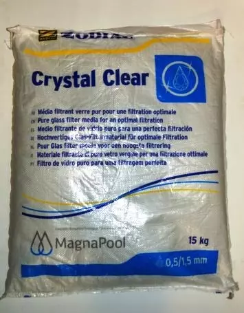Crystal Clear granulometria 0,7-1,3 mm confezione 15 kg