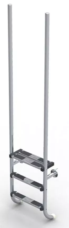 Scala Elegance Inox AISI 316 3 gradini+1 sicurezza