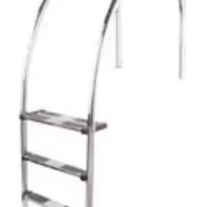 Scala Piscina Bordo Sfioro Inox AISI 316 a 3 gradini