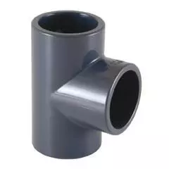 Tee in PVC 90° FF