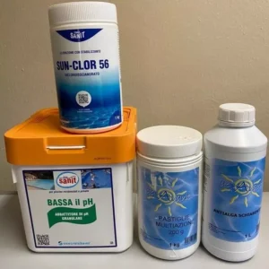 Kit Mantenimento per piscina fino a 5 MC con filtro a sabbia