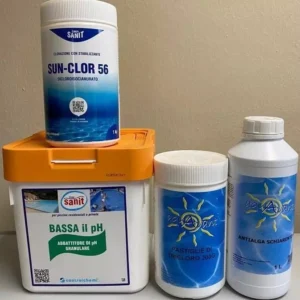 Kit Mantenimento per piscina fino a 5 MC con filtro a cartuccia